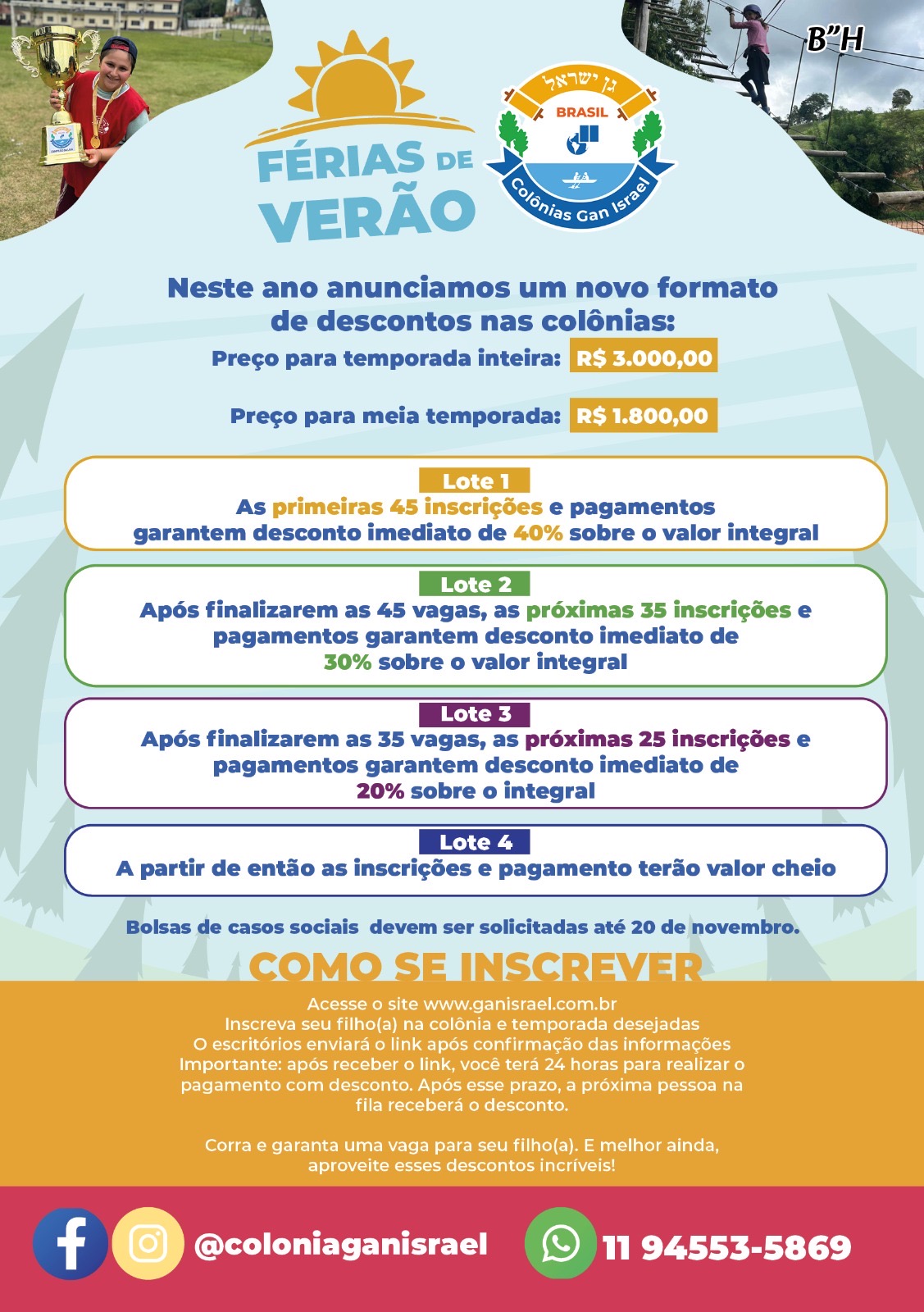 Lotes com descontos  especiais 